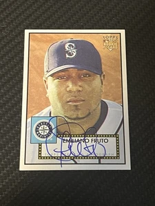 2006 Topps '52 Signatures Emiliano Fruto #52S-EF Rookie Auto RC ⚾️🥎 - Picture 1 of 2