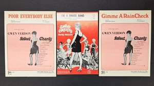 Lotto spartiti vintage Sweet Charity Shirley MacLaine Gwen Verdon Neil Simon - Foto 1 di 6