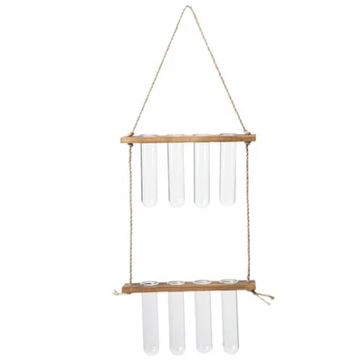  Reagenzglas Vase Blumenröhrenvase Übertopf Zum Aufhängen An Der Wand - Bild 1 von 4