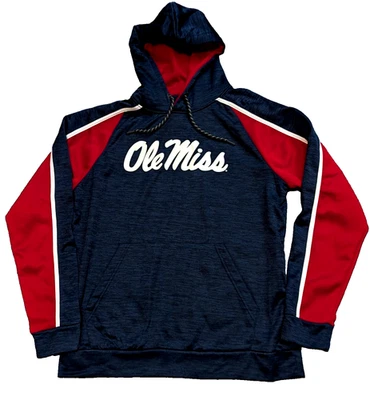 Sudadera con capucha Colosseum Ole Miss Rebels para hombre grande azul marino Foto 1 de 4
