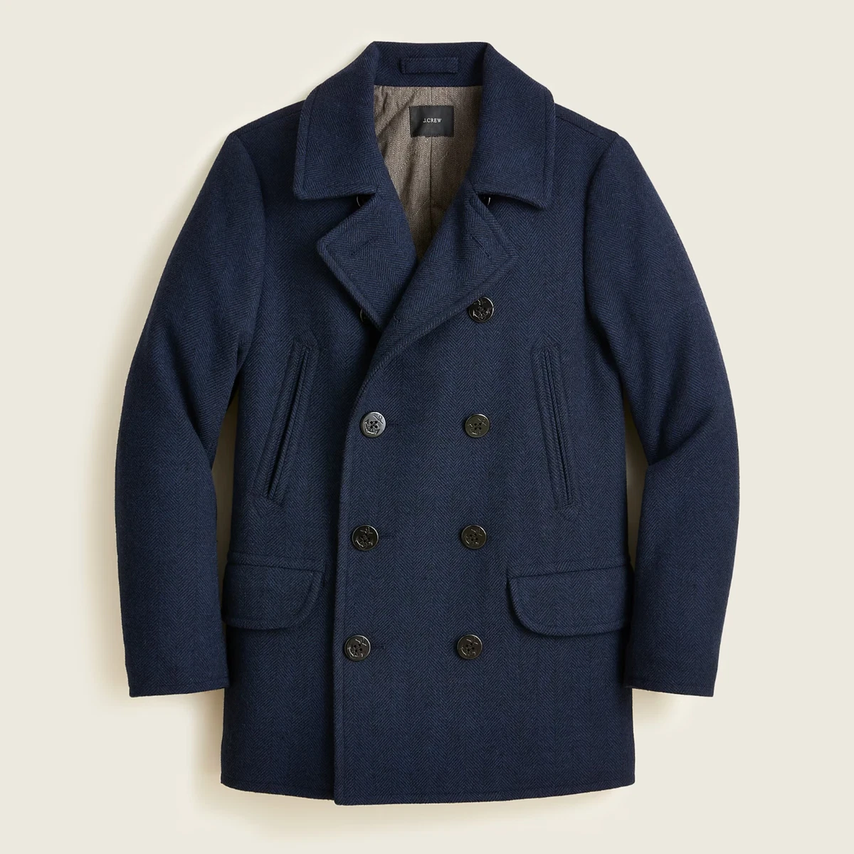未使用　J Crew Ludlowコート ヘリンボーン ネイビー 未使用 J Crew Ludlowコート ヘリンボーン ネイビー J.CREW Wool Blue