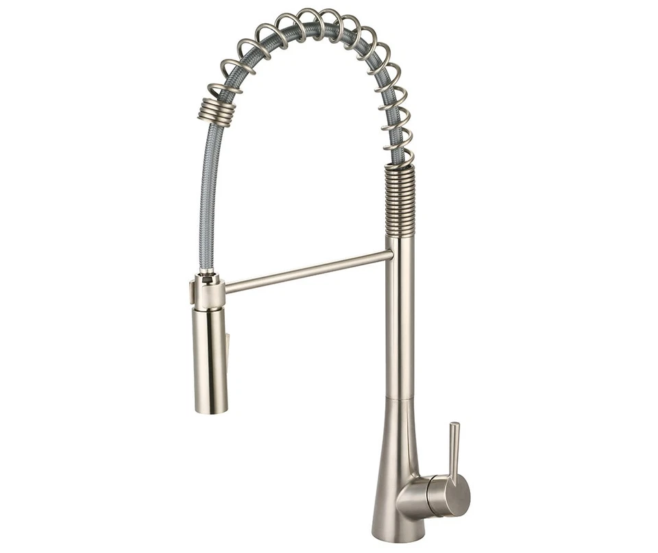 Grifo de cocina Pioneer Faucets K-5015 i2 1,8 GPM 1 orificio pre enjuague - níquel Foto 1 de 1