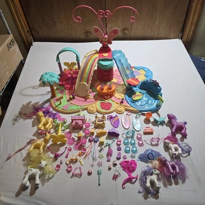 Lote De Colección My Little Pony G3 - Isla Mariposa Y Otras Piezas Y Piezas  Foto 1 de 4
