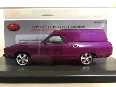 1/43 TRAX TRR191C 1977 Ford XC Falcon Panel Van Personalizado - PÚRPURA Foto 1 de 4