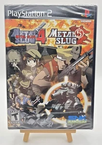 Metal Slug 4 & Metal Slug 5 (Sony PlayStation 2, 2005) BRAND NEW **SEALED** - Picture 1 of 6