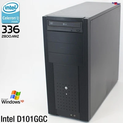 Computer Desktop Intel Board D101GGC Computer PC Parallel LPT Port Windows XP OK - Image 1 of 4