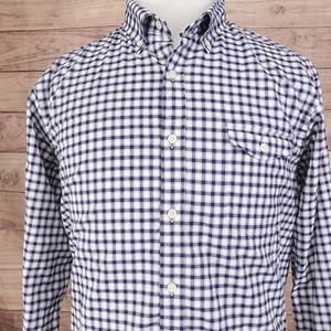 CAMISA DANIEL CREMIEUX COLLECTION AZUL A CUADROS ABOTONADA HOMBRE TALLA XL - Imagen 1 de 7