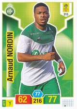 315 ARNAUD NORDIN # AS.SAINT-ETIENNE CARD ADRENALYN LIGUE 1 2020 PANINI