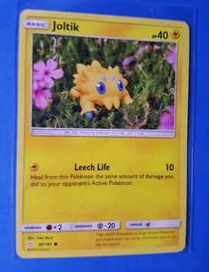 4x Joltik 47/181 Pokemon card SM Team Up common NM - Picture 1 of 4