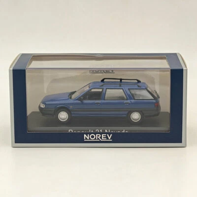 Norev 1/43 Renault 21 Nevada 2018 Diecast Model Cars Limited Collection Blue - Image 1 of 4