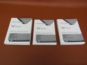 1997 Corvette New GM OEM Preliminary Shop Service Repair Manuals 3 Volume Set - Picture 1 of 12