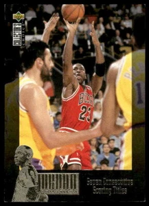 1995-96 Upper Deck The Jordan Collection #JC9 siete títulos consecutivos de puntuación - Imagen 1 de 2