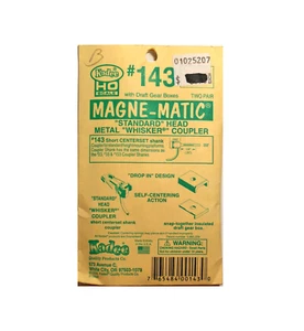 Kadee Couplers, #143 Magne-Matic Standard Head Metal Whisker, 2 Pair, HO Scale - Picture 1 of 1
