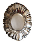 Vintage L B S Silver Plated Candy/Trinket Dish 7"x5"