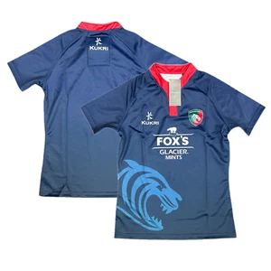 Leicester Tigers Rugby Shirt Kukri Men's Training Jersey - New - Picture 1 of 3