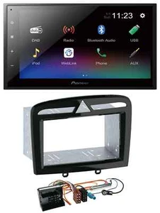 Pioneer USB Bluetooth DAB 2DIN MP3 Autoradio für Peugeot 308 SW CC 09-14 schwarz - Bild 1 von 6