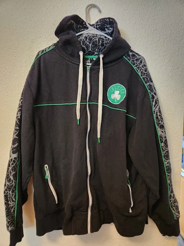 UNK NBA Boston Celtics Full Zip Hooded Sweatshirt XL Cover