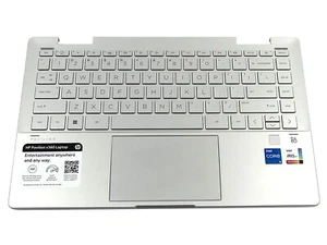 HP PAVILION X360 14-EK LAPTOP US KEYBOARD PALMREST TOUCHPAD ASSEMBLY N09603-001 - Photo 1/2