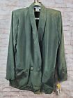 Vintage Christina Womans Suit Blazer Jacket Medium Green 1980s-90s Deadstock NWT