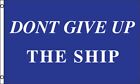 PIRATE DON'T GIVE UP THE SHIP FLAG 3' x 5' - PIRATES FLAGS 90 x 150 cm - BANNER