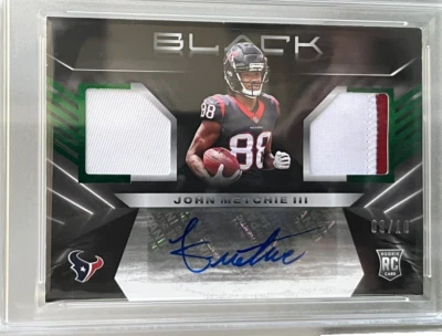 2022 Panini Black RSM Emerald #RSM-JME John Metchie III /10 - Image 1 of 4
