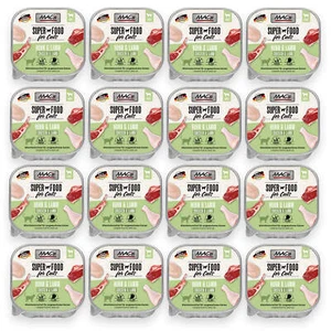 MAC's Cat Katzenfutter Huhn & Lamm Nassfutter Schalen 16x100g getreidefrei - Bild 1 von 5