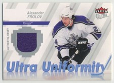 Alexander Frolov 2007-08 Fleer Ultra Uniformity Jersey PATCH #U-AF Los Angeles