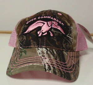 ENTE COMMANDER CAMOUFLAGE PINK MÜTZE KAPPE ENTE DYNASTY DAMEN HERREN   - Bild 1 von 4