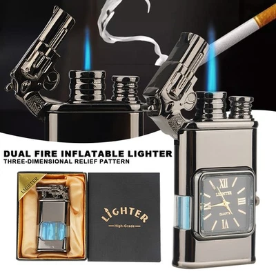 Creative Pocket Refillable Lighter Fancy Perfect Gift For Men Windproof NEW UK