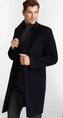 Brooks Brother Coat. Brookstorm Overcoat Italy Men’s Size Large R. Trench. - Image 1 of 4