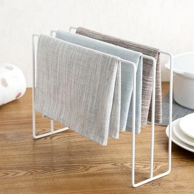 Space saving Towel Rack for Bathroom and Kitchen Rust resistant Iron Material - Image 1 of 4
