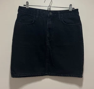 BDG Urban Outfitters - Demin Skirt - Size L (UK 12 / US 8) - Black - Picture 1 of 4