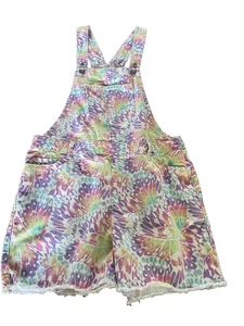 Girls Place Size 16 Multi Colored Overalls/Romper 100% Cotton - Picture 1 of 9