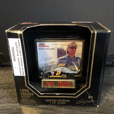 Rusty Wallace #2 1995 Premier Edition Racing Champions escala 1:64 1 de 10.000   Foto 1 de 4