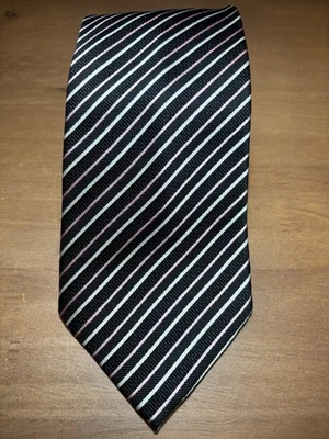 Pierre Cardin Men's 100% Silk Multicolor Striped Necktie - Image 1 of 4