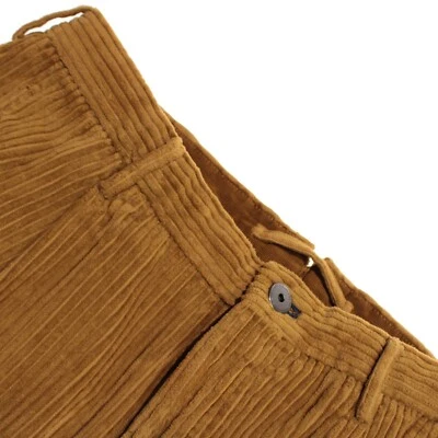 Incotex новый с Ярлыками Chinos / повседневный вельветовые брюки размер 50L (США 34) сужающийся крой в коричневый - Изображение 1 из 4