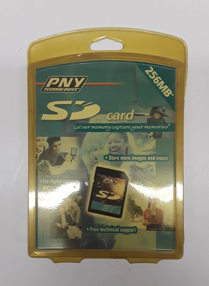PNY Technologies PSD256-RF 256MB SD Card (BRAND NEW!) - Image 1 of 2