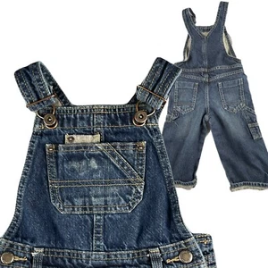 Genuine Kids Overall Baby 18 months Blue Jean Pockets Osh Kosh Cargo Pockets - Picture 1 of 12