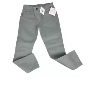 Hanna Andersson Skinny Dyed Denim Pant size 130 Gray NEW - Picture 1 of 6