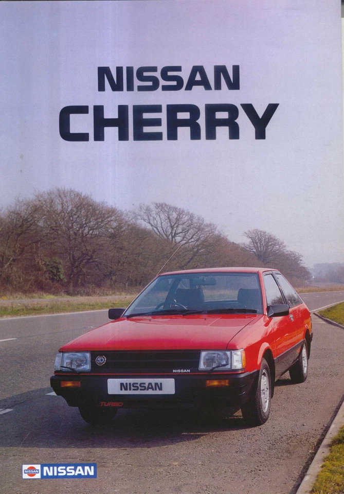 Nissan Cherry Range 1984 Original UK Sales Brochure - Image 1 of 1