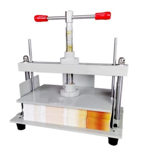 A4 Size Steel Notes Invoice Flattening Machine 8.5"x 11.8" Plate Flattening Tool - Picture 1 of 5