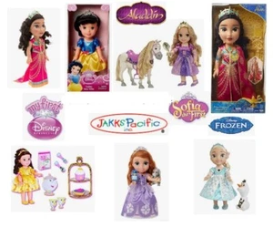 Disney Princess First Toddler/Musical/Singing Doll Frozen/Aladdin Jakks Pacific - Picture 1 of 13