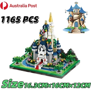 Castle Building Blocks Set Kit Model Decorate Toy Kids Gift Creative Educational - Picture 1 of 9