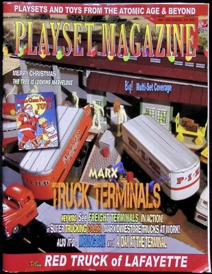 PLAYSET MAGAZINE Nov/Dez 2020 114 — Marx Truck Terminals Cover Tears by Staples - Imagem 1 de 4