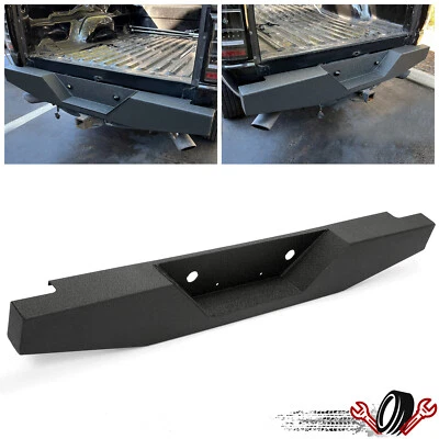 Rear Bumper Black Powder Coated Steel For 1993-2011 Ford Ranger Pickup Foto 1 de 4