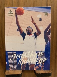 JONATHAN KUMINGA 2021 PANINI CHRONICLES LUMINANCE DRAFT PICKS #80