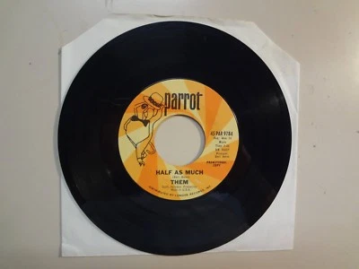 THEM: (w/Van Morrison)Half As Much-I’m Gonna Dress In Black-U.S. 7" 65 Parrot DJ Foto 1 de 2
