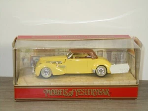 1937 Cord - Matchbox Yesteryear Y-18 in Box *57508 - Picture 1 of 1