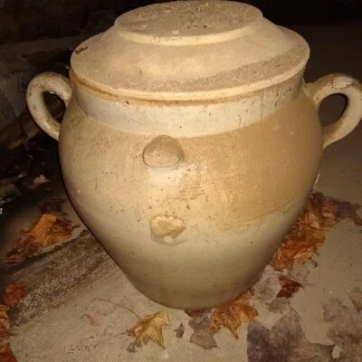 jarre salaison ancienne 0,70 ht x 0,60 diamètre - Photo 1/2