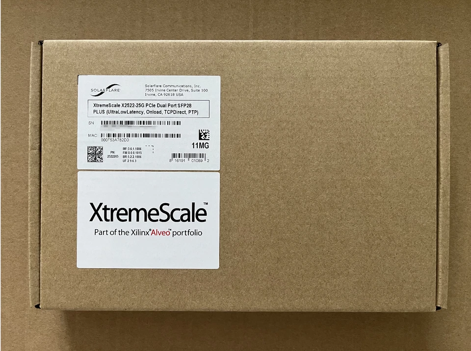 F/S X2522-25G-PLUS Solarflare XtremeScale Dual-port 10/25GbE Adapter - Image 1 of 2